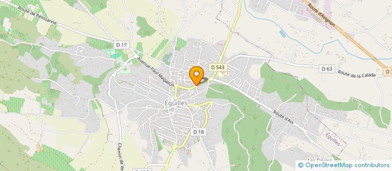 localisation de l'entreprise MARITONY à EGUILLES