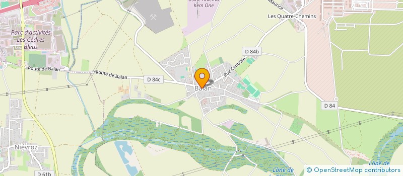 localisation de l'entreprise MARITTAN à BALAN