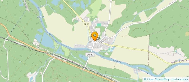 localisation de l'entreprise MARITXU CAPITAL  RETHONDES