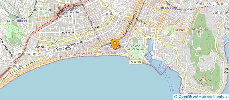 localisation de l'entreprise MARITZA à NICE
