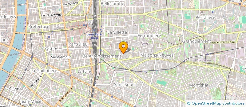 localisation de l'entreprise MARITZA  LYON