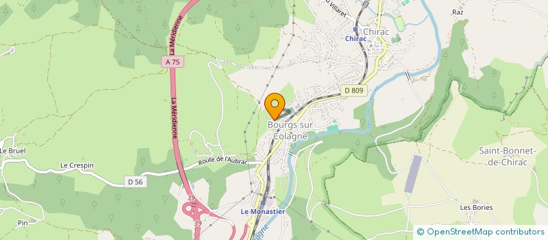 localisation de l'entreprise MARIUS 48  BOURGS SUR COLAGNE