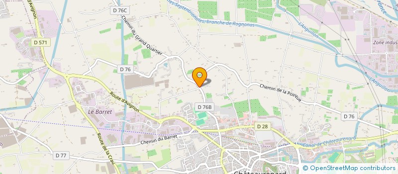 localisation de l'entreprise MARIUS à CHATEAURENARD