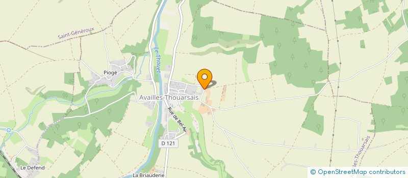 localisation de l'entreprise MARIUS  AVAILLES-THOUARSAIS