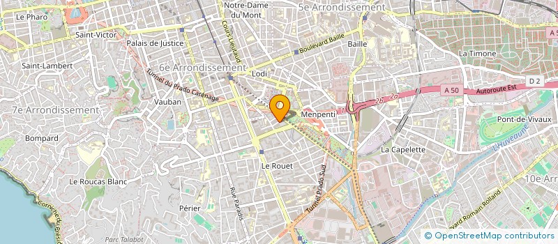 localisation de l'entreprise MARIUS à MARSEILLE