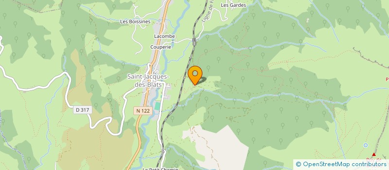 localisation de l'entreprise MARIUS à SAINT-JACQUES-DES-BLATS