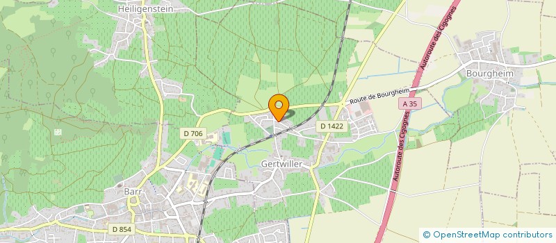 localisation de l'entreprise MARIUS  GERTWILLER