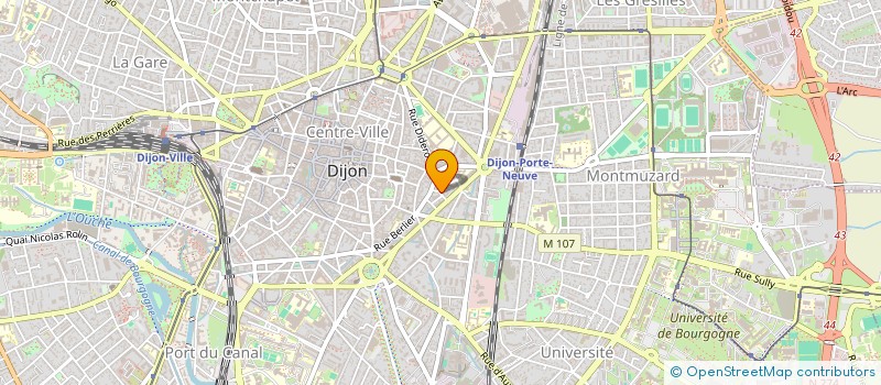 localisation de l'entreprise MARIUS à DIJON