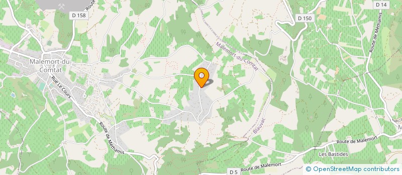 localisation de l'entreprise MARIUS  MALEMORT-DU-COMTAT