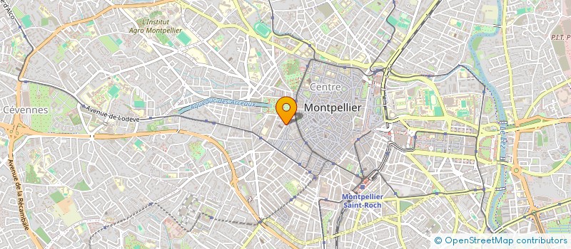 localisation de l'entreprise MARIUS à MONTPELLIER
