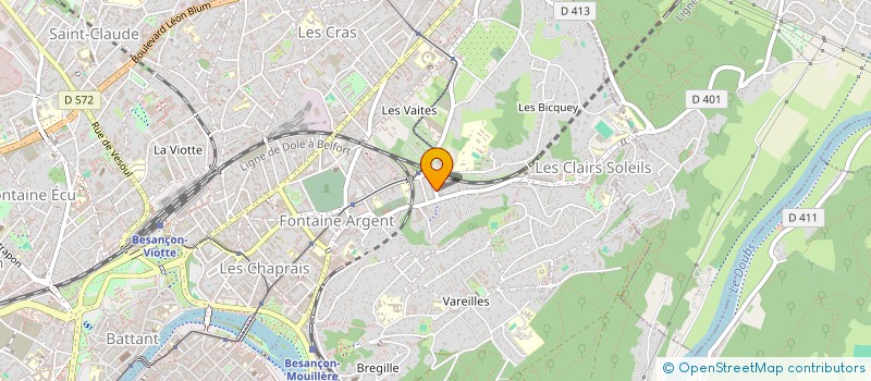 localisation de l'entreprise MARIUS  BESANCON