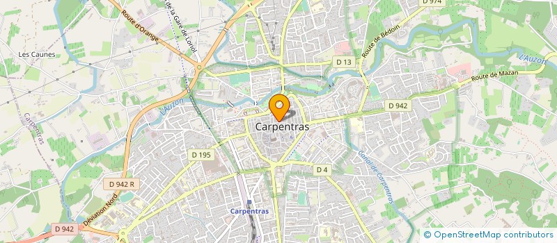 localisation de l'entreprise MARIUS AIERON  CARPENTRAS