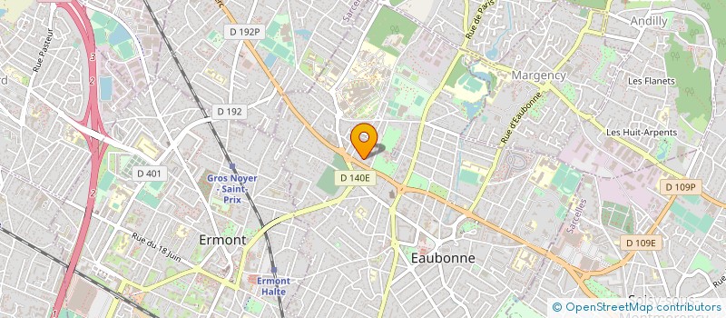 localisation de l'entreprise MARIUS AUTOMOBILES à EAUBONNE