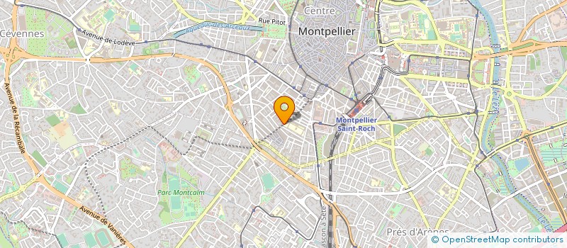 localisation de l'entreprise MARIUS & CIE à MONTPELLIER