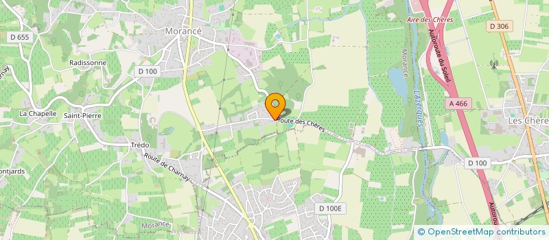 localisation de l'entreprise MARIUS & CIE  MORANCE