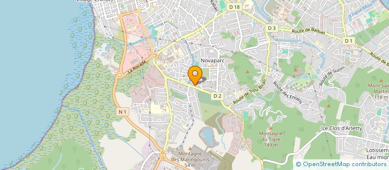 localisation de l'entreprise MARIUS CLIMATISATION  CAYENNE