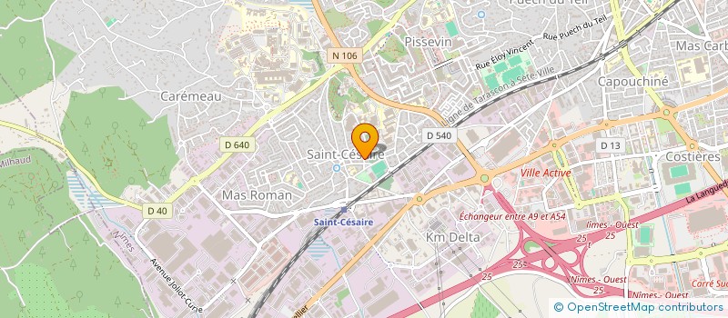 localisation de l'entreprise MARIUS & CO  NIMES