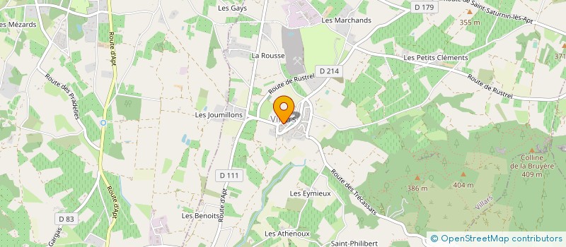 localisation de l'entreprise MARIUS & CO  VILLARS