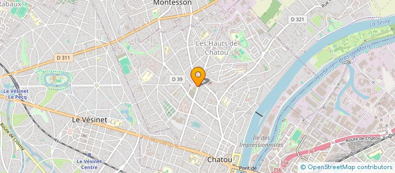 localisation de l'entreprise MARIUS ET ETIENNETTE  CHATOU