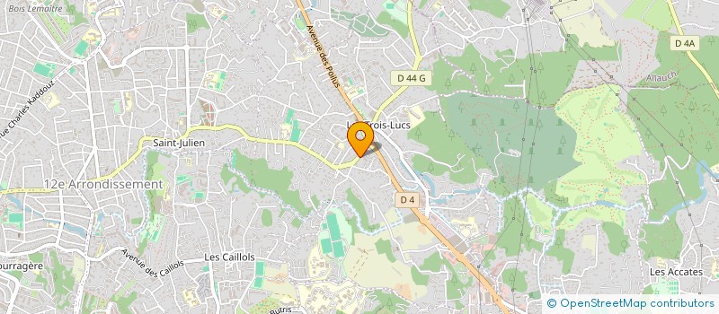 localisation de l'entreprise MARIUS FERRAT LOCATIONS à MARSEILLE 12EME