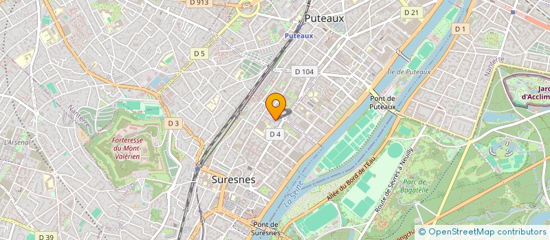 localisation de l'entreprise MARIUS & GASTON à SURESNES