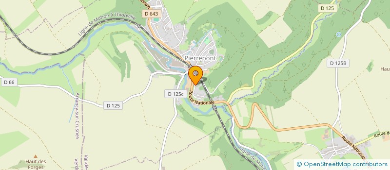 localisation de l'entreprise MARIUS GOLEA  PIERREPONT