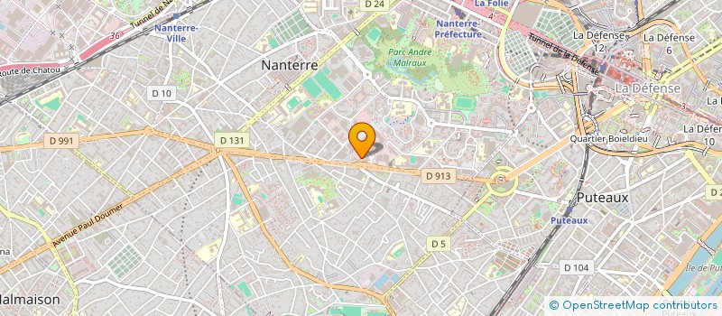 localisation de l'entreprise MARIUS GROUP & CO IMPORT  NANTERRE