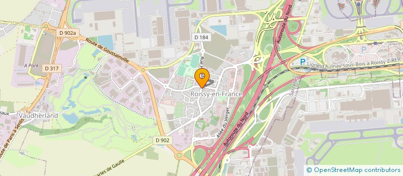 localisation de l'entreprise MARIUS KATONA AGENCEMENT  ROISSY-EN-FRANCE