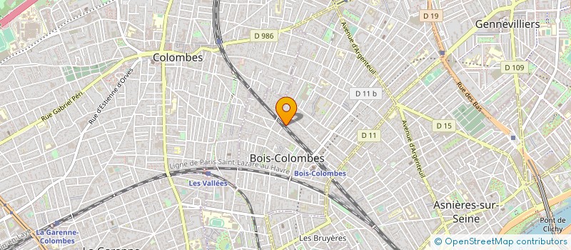 localisation de l'entreprise MARIUS & NICOLAS RENOVATION à BOIS-COLOMBES