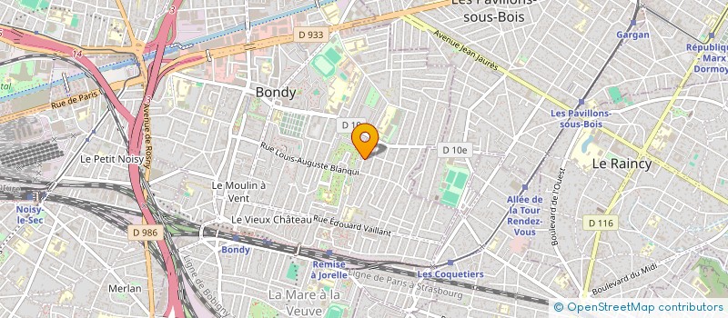 localisation de l'entreprise MARIUS RENOV à BONDY