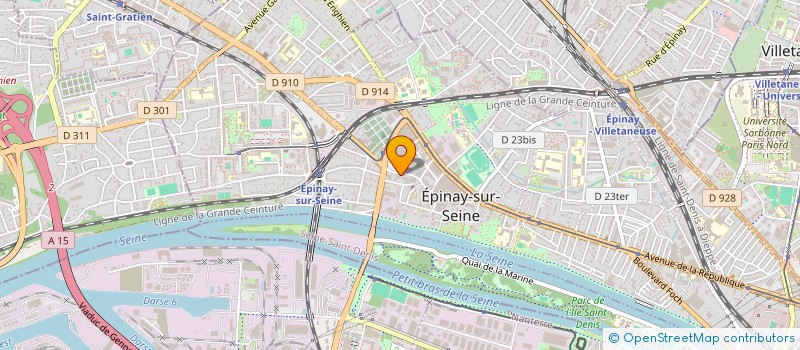 localisation de l'entreprise MARIUS TRANSPORT & LOGISTIQUE à EPINAY-SUR-SEINE
