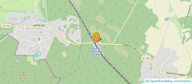 localisation de l'entreprise MARIUSS FAMILY  ORRY-LA-VILLE