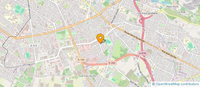 localisation de l'entreprise MARIUSTIN à ANGERS