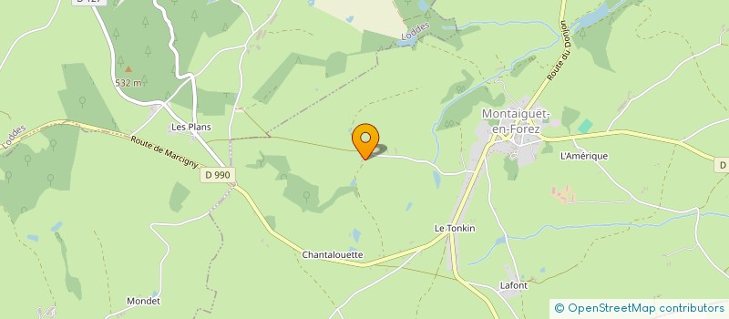 localisation de l'entreprise MARIV  LE DONJON