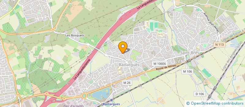 localisation de l'entreprise MARIVAL à BAILLARGUES