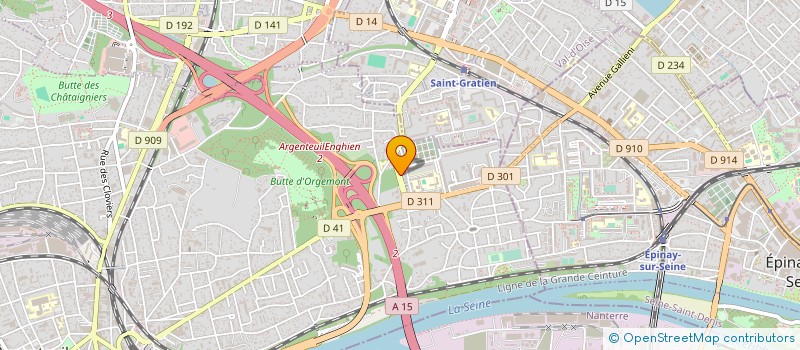 localisation de l'entreprise MARIVAL à ARGENTEUIL