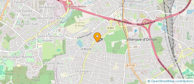 localisation de l'entreprise MARIVAUX  VILLENAVE-D'ORNON