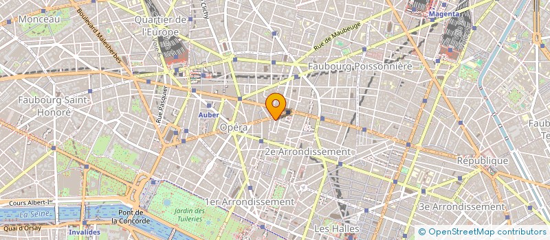 localisation de l'entreprise MARIVAUX ASSURANCES  PARIS