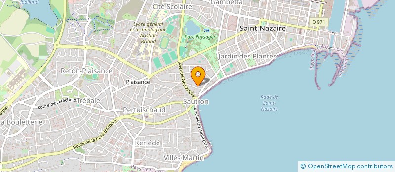 localisation de l'entreprise MARIVAUX-BROCARR  SAINT-NAZAIRE