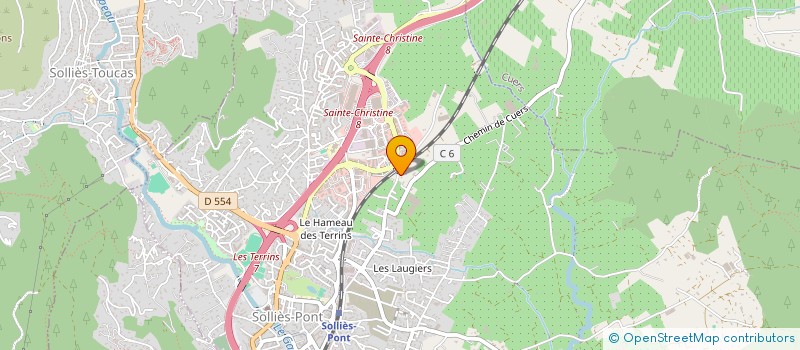 localisation de l'entreprise MARIVIL  SOLLIES-PONT