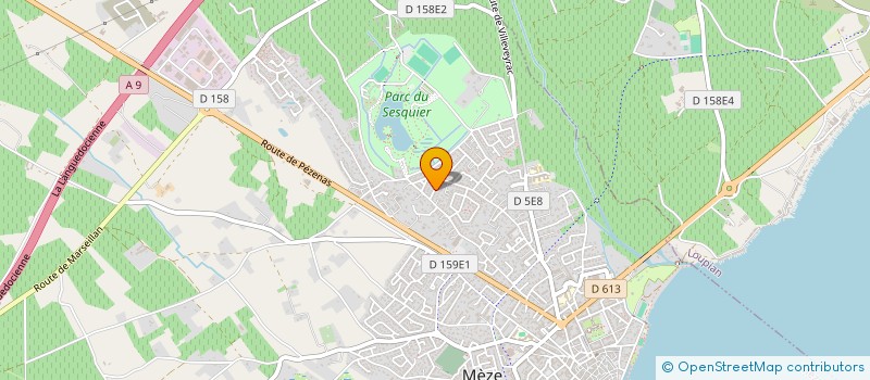 localisation de l'entreprise MARIVIN à MEZE