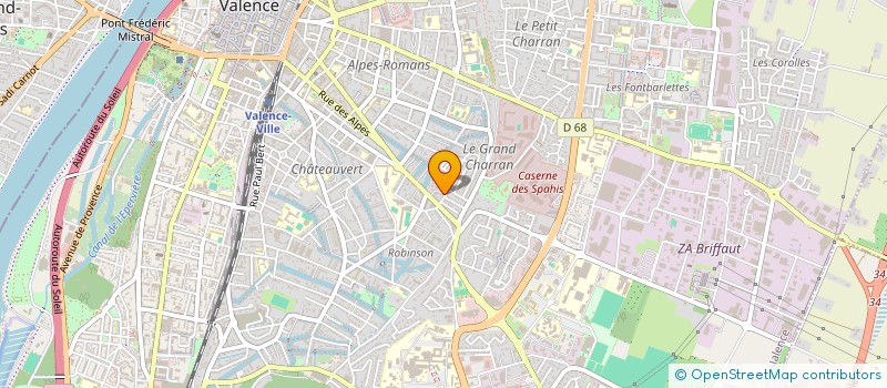 localisation de l'entreprise MARIVONNE à VALENCE