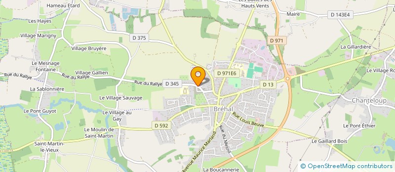 localisation de l'entreprise MARIZO  BREHAL