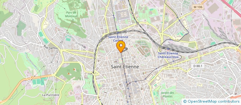 localisation de l'entreprise MARJA à SAINT-ETIENNE