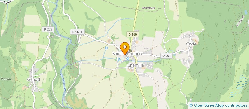 localisation de l'entreprise MARJAC  SAINT-HYMETIERE-SUR-VALOUSE