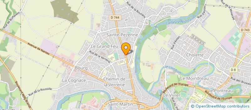 localisation de l'entreprise MARJADIS à NIORT