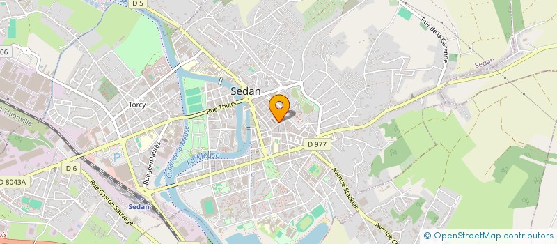 localisation de l'entreprise MARJAK SOCIETE SARL à SEDAN