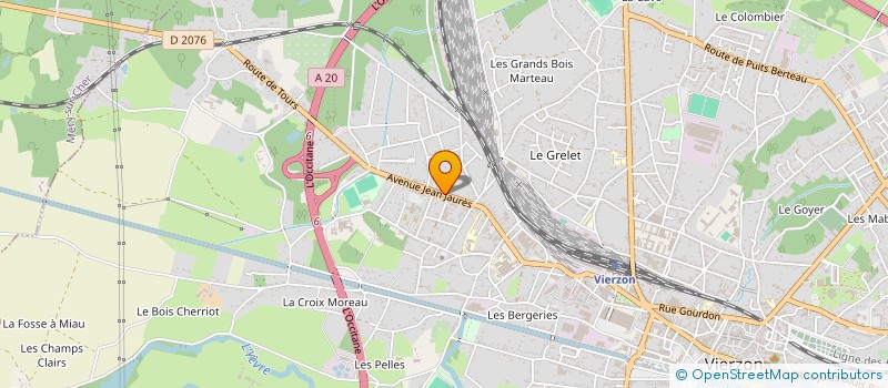 localisation de l'entreprise MARJALOE FORME ET BEAUTE à VIERZON