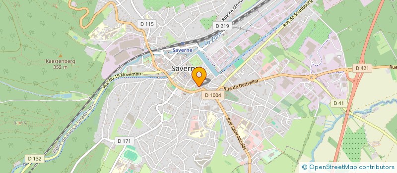 localisation de l'entreprise MARJANE  SAVERNE