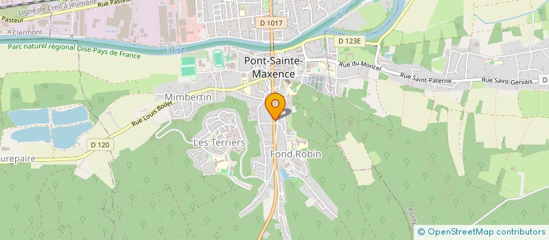 localisation de l'entreprise MARJANE à PONT-SAINTE-MAXENCE